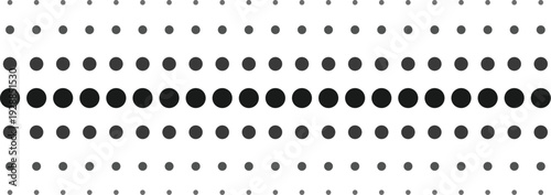 Halftone Dot Gradient Line Element