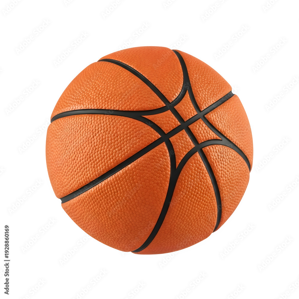 Fototapeta premium A basketball on transparent background