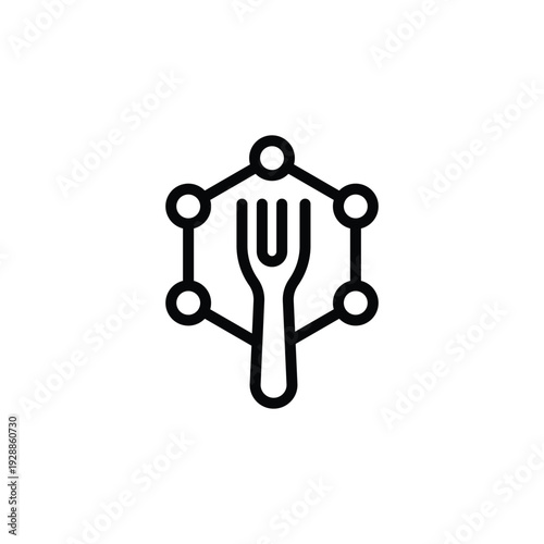 Nutrition and Diet, Healthy Food, and Detox Diet Vector Icons. Contains such Icons as Metabolism, Caunt Calories, Palm oil free, Zero trans fat, Probiotics, and more. Simple Outline icons collection.