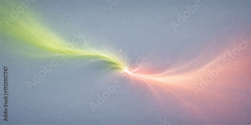 Rainbow over blue sky with clouds and night sky colors