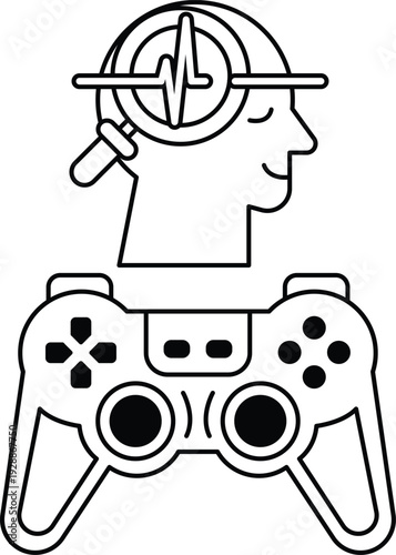 A man's head is being examined by a brain scan