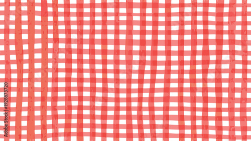 Red and white checkered pattern fills the entire frame of the image