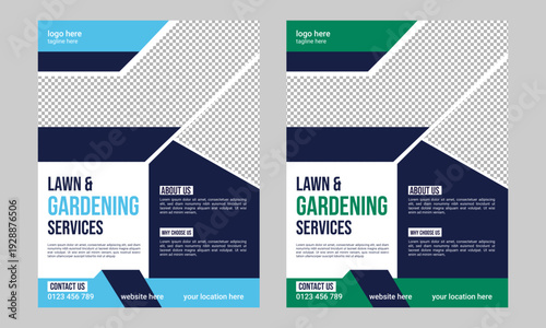 Lawn Care Services Flyer Poster Template