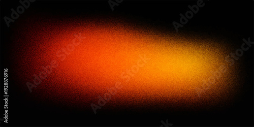 Abstract orange and red glowing background with light rays, fiery energy waves, and dark space design