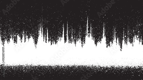 Hand drawn ink stroke grunge element. Black paint smear distressed texture design. 