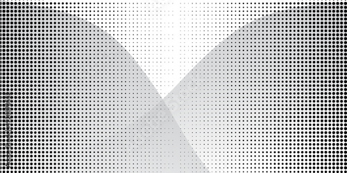 Abstract halftone wave dotted background. Halftone twisted grunge pattern, dot, circle.  Vector modern optical halftone pop art texture for poster, business card, cover, label mock-up, sticker layout