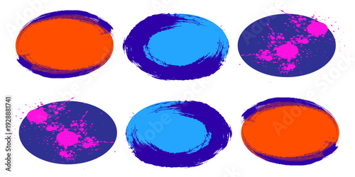 Collection of modern abstract graphic elements. Vortex vector background. Templates for logo design, leaflets or presentations. Vector illustration