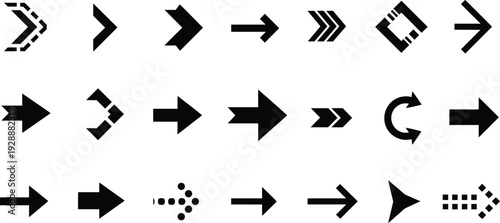 Collection of and arrow with various styles and directions arrow black arrows white background directional arrows