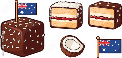 Green Peas and Botanical Vector Illustration Set with Fresh Pea Pods Individual Seed Grains and Stylized Leaf Design Elements