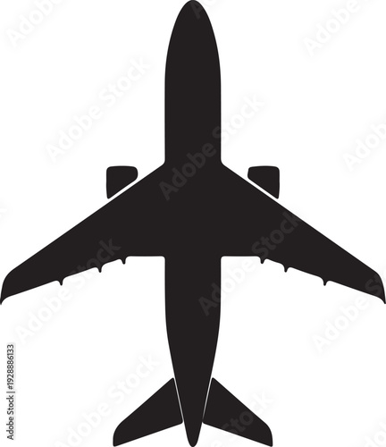 vector illustration of airplane