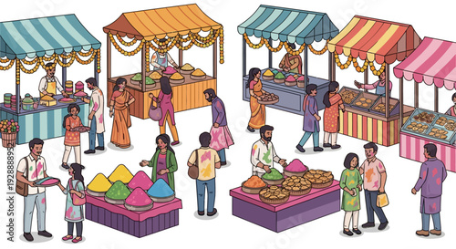 Vibrant Holi Festival Market Buzz