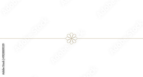 Rope with knot on white background vector icon
