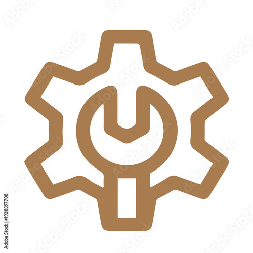 Wrench Gear Settings Symbol