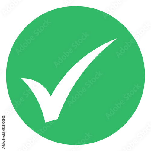 Free Download Green Tick Mark, Isolated Tick Symbols, Checklist Signs, And An Approval Badge. Flat And Modern Check Mark Design, Vector Icon.  - GFXLoad