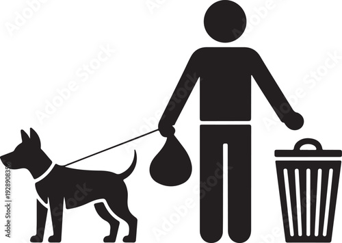 Clean after your dig vector sign