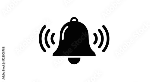 Alarm Bell Ringing Loudly Notification.