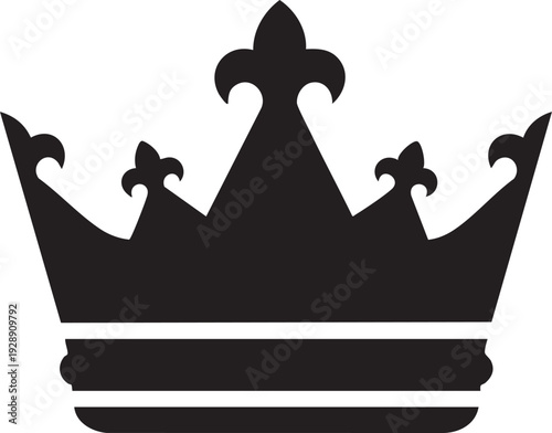 A majestic set of golden royal crown vectors and 3D king icons symbolizes luxury, authority, and success for a majestic emperor or queen in this elegant jewelry illustration