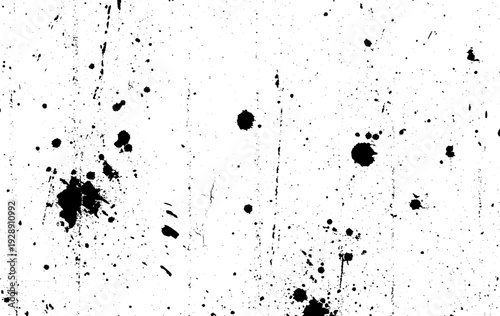  Grunge Texture Background – White Surface with Black Distressed Cracks noise dust dot distress grainy grungy dust film grain speck grit grunge overlay on white background.