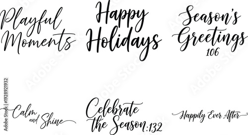 Holiday Greeting Card Phrases