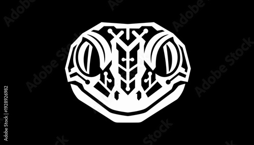 Helmet Design Front View Motorcycle Safety Gear.