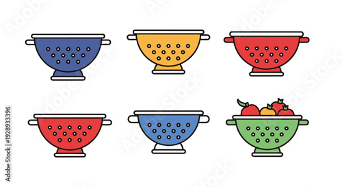 Colander Line art creative smooth abstract