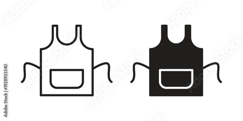 Apron icon. Premium thin line vector illustrator. Vector EPS10