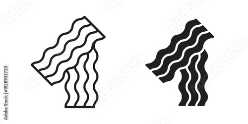 Bacon icon. Premium thin line vector illustrator. Vector EPS10
