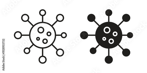 Bacteria icon. Premium thin line vector illustrator. Vector EPS10