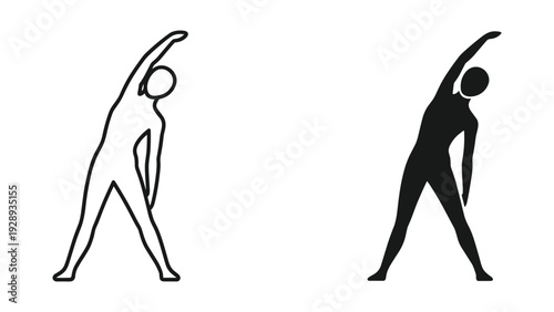 People stretching in yoga poses with dynamic movements