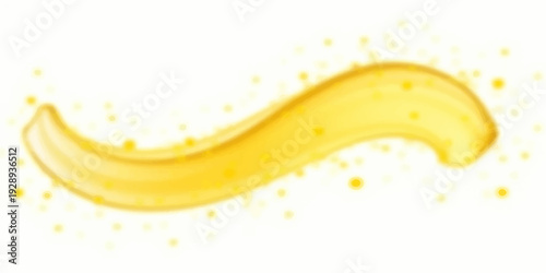 Banana Splash on White Background with Fresh Yellow Fruit