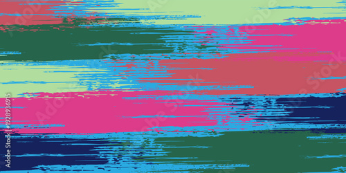 Modern grunge background with colorful brush strokes. Vector version. eps 10