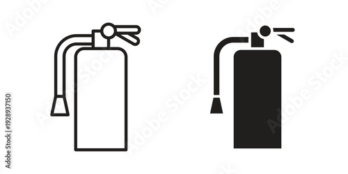 Fire extinguisher icon. Premium thin line vector illustrator. Vector EPS10