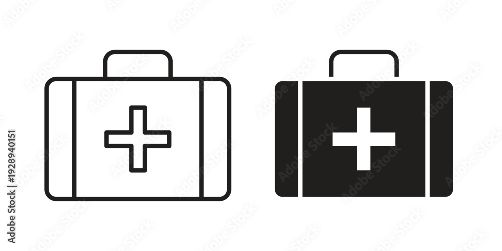 Fototapeta premium First aid kit icon. Premium thin line vector illustrator. Vector EPS10
