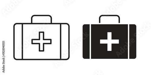 First aid kit icon. Premium thin line vector illustrator. Vector EPS10