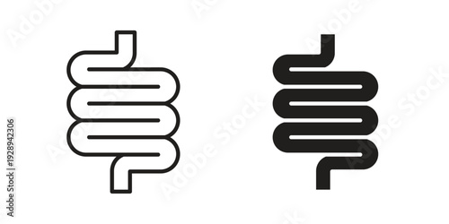 Intestines icon. Premium thin line vector illustrator. Vector EPS10