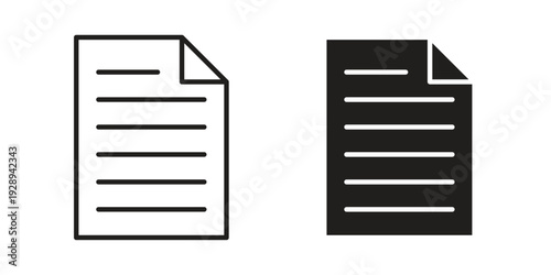 Invoice icon. Premium thin line vector illustrator. Vector EPS10