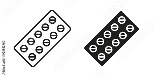 Medicine icon. Premium thin line vector illustrator. Vector EPS10