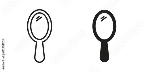 Mirror icon. Premium thin line vector illustrator. Vector EPS10
