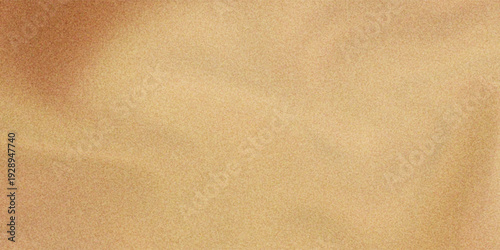 Abstract beige gradient with grain texture, light color glowing nude background.