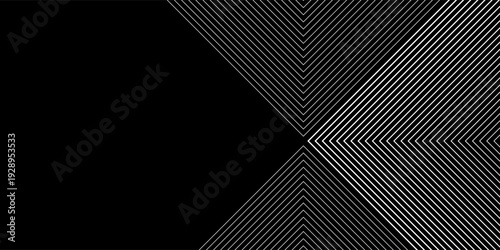 Elegant dark blue background featuring smooth curved stripes and minimal abstract style, ideal for business presentations and professional layouts.