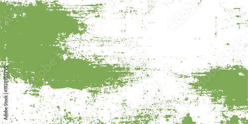 Abstract green grunge background featuring a watercolor paint splash and ink splatter texture with a nature inspired leaf pattern and artistic floral stains in a vector illustration design