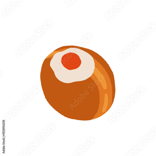 Sweet pastries and bakery desserts set. Flat vector illustration of cakes, buns, rolls, cupcakes and cookies. Cute cartoon confectionery collection isolated on white background