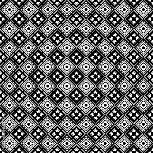 black and white seamless pattern