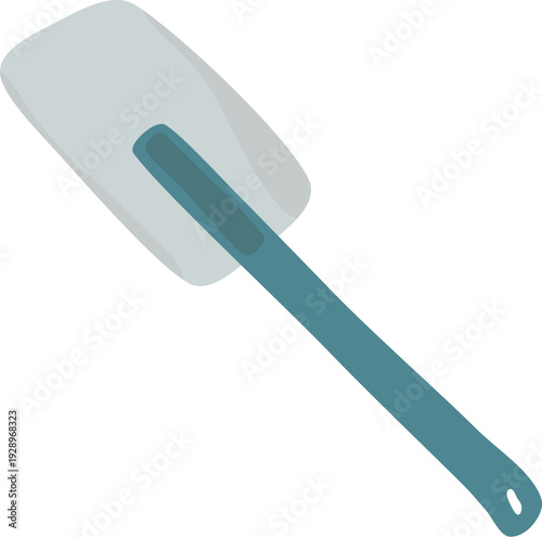 blue spatula cooking utensil