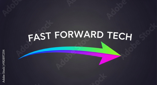 Fast Forward Tech Logo with Arrow.