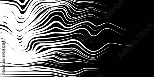 Abstract topographic map lines on a dark background representing elevation and terrain