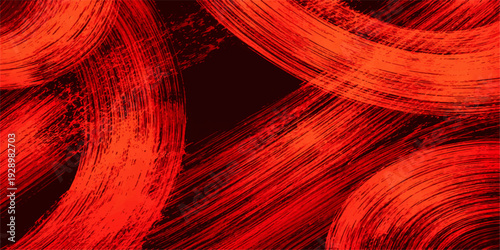 An energetic 3d abstract wallpaper featuring a red and yellow fractal pattern with hot fire flames and light motion lines on a black texture backdrop