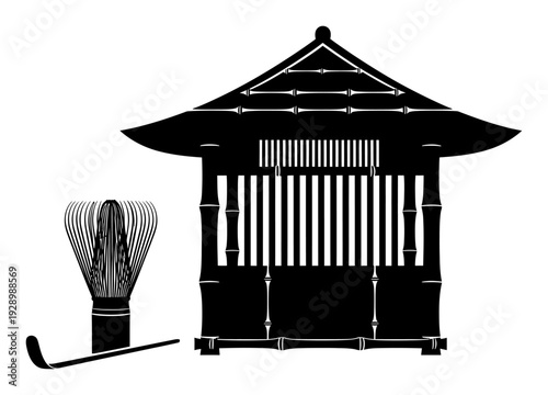 Japanese Tea Ceremony - Matcha & Teahouse Vector