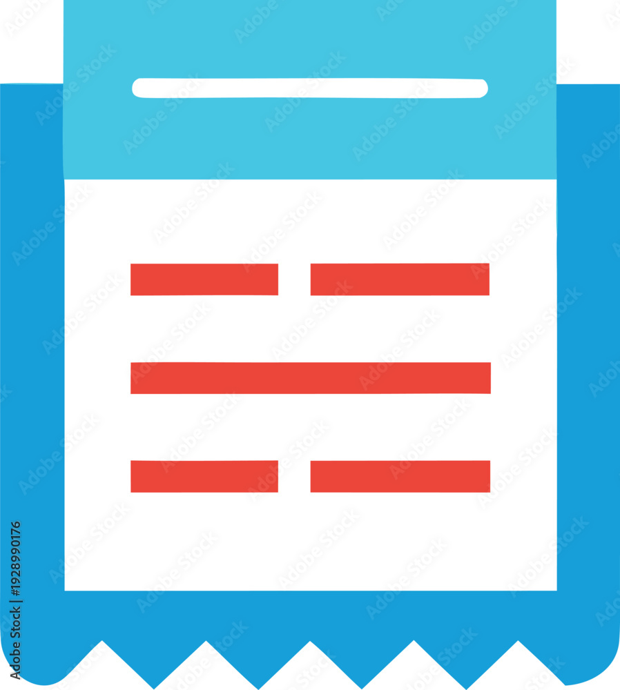 Fototapeta premium Corporate Financial Summary Icon Design