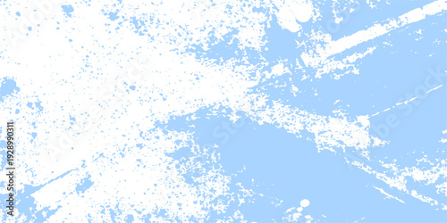 An abstract blue grunge background featuring a vintage cold texture with frost and ice patterns on a snowy winter paper design for a nature-inspired liquid paint backdrop